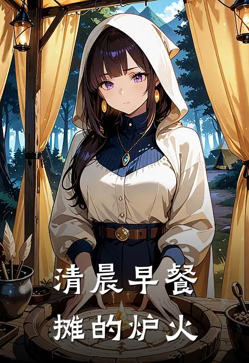 清晨早餐摊的炉火