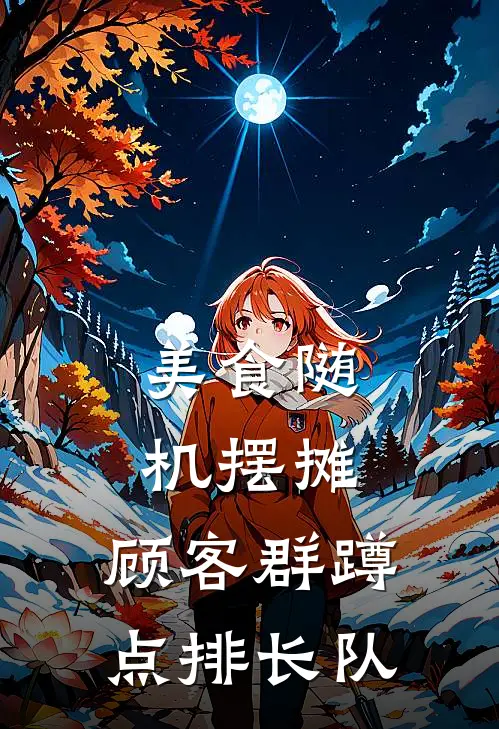 美食随机摆摊：顾客群蹲点排长队